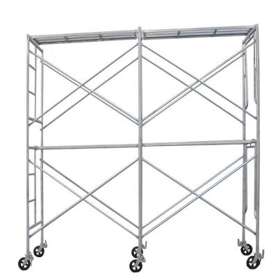 China Office Building Tianjin TSX China Construction Outdoor Mobile Ladder Steel Frame Galvanized Adjustable Scaffolding Towers For Sale for sale