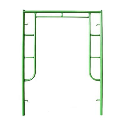 China Manufacturer Factory Steel Frame Industrial Scaffolding Main Frame and Walkway Plank Set for sale