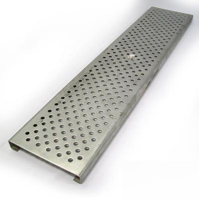 China Corroded-resistant Walk Boards Gangway Plank Galvanized Steel Deck Scaffold Plank For Frame Scaffolding for sale