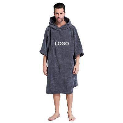 China Wholesale cheap QUICK DRY Microfiber beach surf poncho adult hooded changing towel terry QUICK DRY for sale