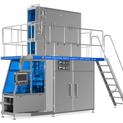 China Food Juice Beverage Carton Box Aseptic Packaging Machine for sale