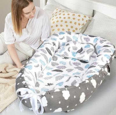 China New Design Fashion Wholesale PORTABLE Baby Sofa High Quality Super Soft 100% Cotton Mini Baby Nest Bed Set Newborn for sale