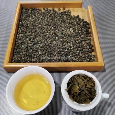 China Loose Tea 2022 Summer Chinese Jasmine Pearl Dragon Tea EU Standard for sale