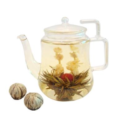 China Chinese Artisan Jasmine Flowering Blooming Tea Balls healthy flowers flower tea fruity blooming loose leave for sale