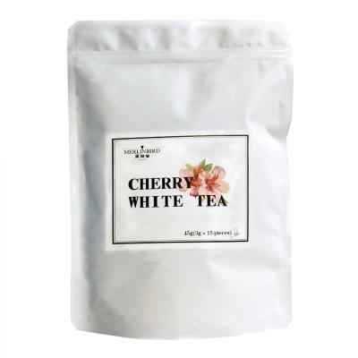 China Tea Bags Customize Brand Privite Label Tea Bag Package Japanese Flower Cherry Blossom White Tea for sale