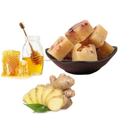 China Loose Tea Rock Sugar White Brick with Honey Ginger Flavor Tea for sale