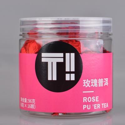 China Compressed Tea Rose Tea PU-erh Tea 6g*16 Candy Pack Loose Tea Leaves for sale