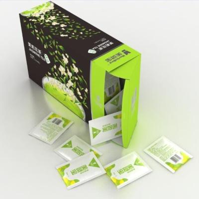 China Chinese Jasmine Green Tea Sachet Tea Bags 25 PCs Per Box for sale