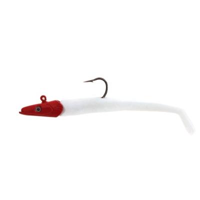 China 12.5cm high quality handmade artificial luminous jighead 23g soft plastic fishing lure seawater 12.5cm for sale