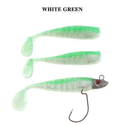 China Newest Model Soft Fishing Lure Saltwater 26g 13cm Freshwater Minnow Weedless Bait Fishing Lure With Jighead Hook for sale