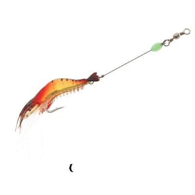 China Durable Fishing Tackle 16.5cm/6g Fishing Soft Lure Shrimp Fishing Plastic Luminous Soft Lures for sale