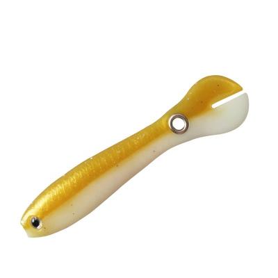 China Hot sale PESCA 10cm plastic soft bait 6g simulation loach with eyelet hole on tail Bionic soft fishing lure swimming Vivid Re-00r-001 for sale