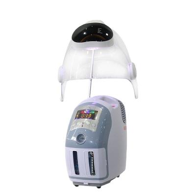 China Anti-Puffiness Spa Oxygen Jet Facial Whitening Machines Oxygenation Spray Facial LED Therapy Skin Rejuvenation Beauty Machine for sale