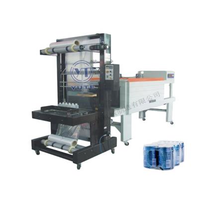 China High efficient BMD6540A+BSE5540 bottle water shrink wrap machine shrink sleeve packing machine for beverage juice boxes for sale