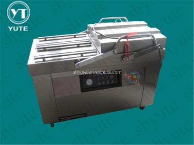 China Chemical Fish Vacuum Packing Machine DZ400/2SB Double Chamber Gas Vacuum Sealer Tea Vacuum Rinse Sealer for sale