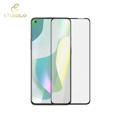 China Mobile Phone Smooth Touch Full Stick Silk Printing Tempered Glass Screen Protector For Oneplus 8T for sale