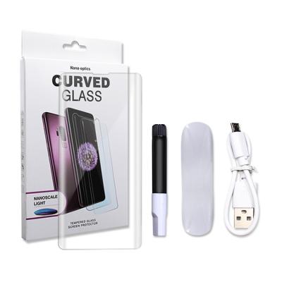 China New Mobile Phone Glue UV Liquid Tempered Glass For Samsung Galaxy S10 Full Glue Screen Protector for sale