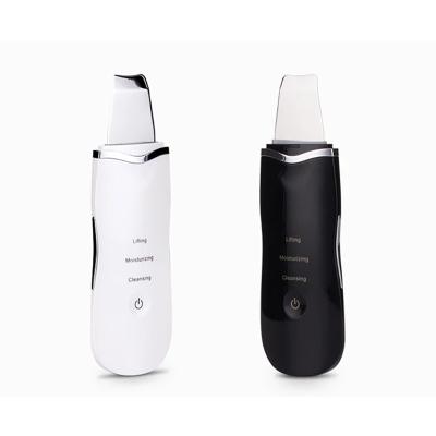 China Rechargeable Cordless Blackhead Facial Removal Portable DEEP CLEANING Skin Filling Ultrasonic Scrubber for sale