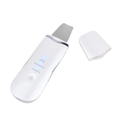 China New Vibrating Ion Skin Scrubber Ultrasonic Facial Peeling DEEP CLEANSING Clean Removal for sale