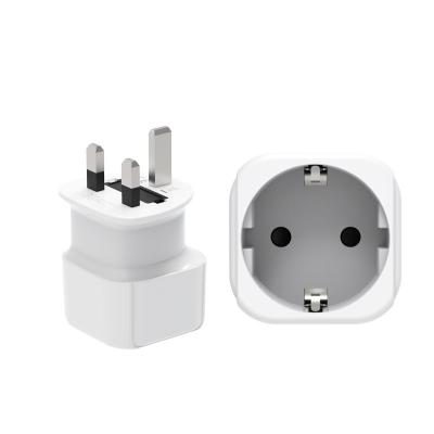 China Hot Selling Safty Amazon EUROPE to UK Plug Travel Adapter Converter for sale