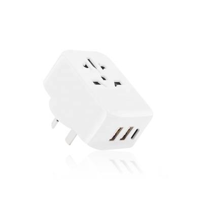 China Safty travel adapter with type-c country world to AUSTRALIA/CHINA for sale