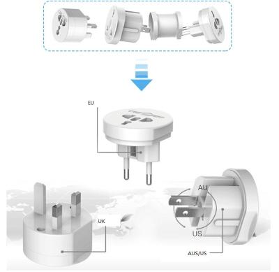 China Residential / Multi-Purpose Gift Single Electric Universal Mini Plug And Socket Travel Adapter for sale