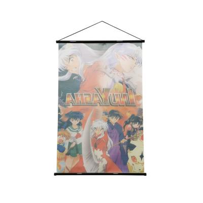 China Eco - Friendly Custom Wall Hanging Roll Banner With Plastic Pole For Decoration Or Advertising for sale