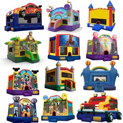 China Commercial Eco-Friendly Dunk Tank Play Houses Blower 1.5 Vanish Inflatable Bounce House For Adults for sale