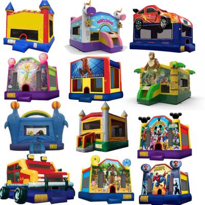 China Eco-friendly Adult Inflatable Colorful Bouncer Jumper Combo Big America World Biggest Child Bounce House for sale