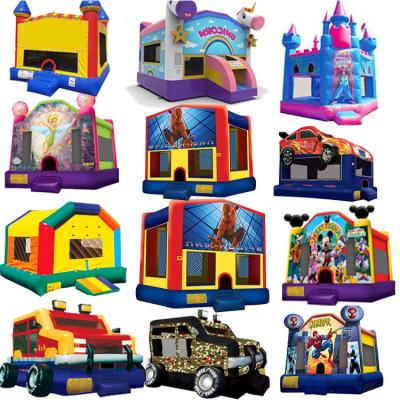 China Eco-Friendly Ready To Board Pastel Color Toddler Or Jumping Party Invitations Bounce House for sale