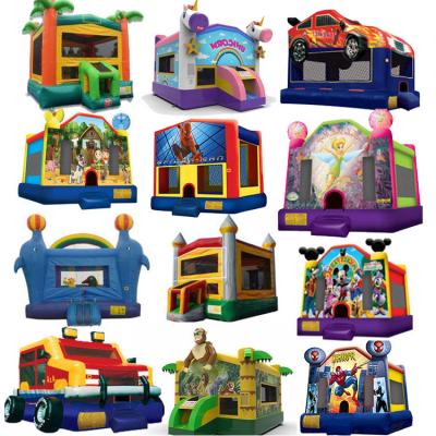 China 2022 Eco-Friendly Inflatable Jumper House Jump Bouncy Bouncing Pool Banner In Running Inflatable Bounce Castle for sale