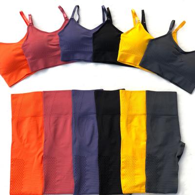 China Workout Clothes Yoga Spandex Gym Clothing Women's Sports Tops Running for sale