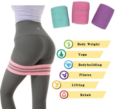 China Home Exercise Hip Cloth Resistance Bands Sets For Legs And Butt Exerciser Hip Circle Band for sale