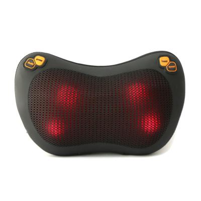 China Portable Massage Pillow Shiatsu Pillow Deep Kneading Back Massager 4 Rollers for Car, Home, Office for sale