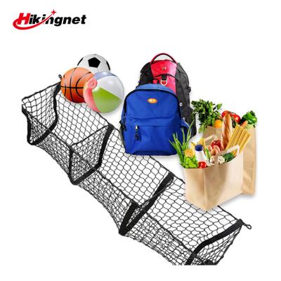 China 2021 Hot Sale Polyester Mesh Storage Cargo Net Trunk Top Cargo Net for sale