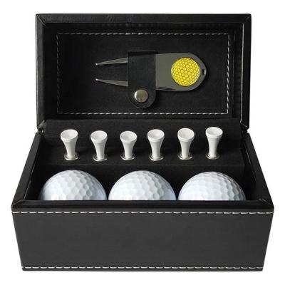 China PU High Grade Business Gift Ball Set With PU Box for sale