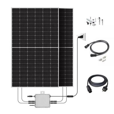 China Germany Small On Grid Balcony Solar System 600 Watt Solar Panel Balkonkraftwerk for sale