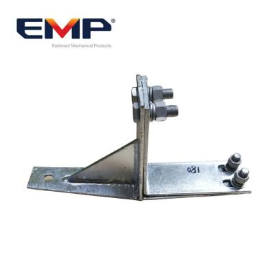 China Electric Power Line Products Galvanized Steel Fiber Splint Straight Fastening Clamp For Corner Tower for sale