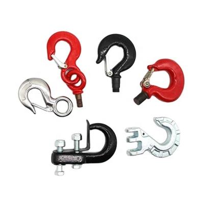 China Clevis Grab Hook Salvage Forged Escape Hook With Latch Rigging Hardware for sale