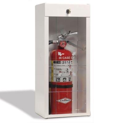 China Custom White Industry Steel Fire Extinguisher Cabinets for sale