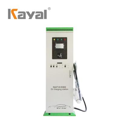 China KAYAL infrastructure gun electric vehicle car charging stations ev charger station single type 3 645*290*12649(mm) for sale