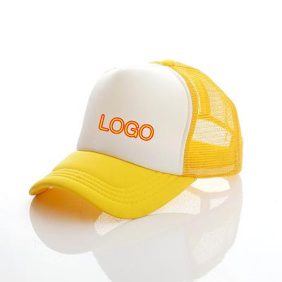 China breathable & Foam Waterproof Promotional Baseball Caps Customized Logo Hat For Adult 5 Panel for sale