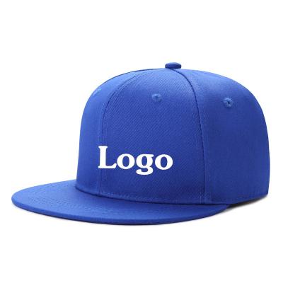 China JOINT Custom Hats Snapback Adults Cheap Logo 6 Panel Embroidery Cotton Bill Flat Trucker Hat for sale