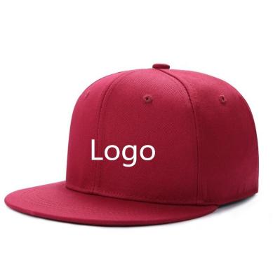 China COMMON Cotton Printing Custom Logo Snapback Hats For Adult Flat Bill Visor Hat for sale