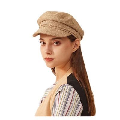 China Vintage Painter Hats Sun Visor Thin Navy Cap Cotton Octagonal Hats Beret Hats COMMON High Quality JOINT Men Women Hats for sale