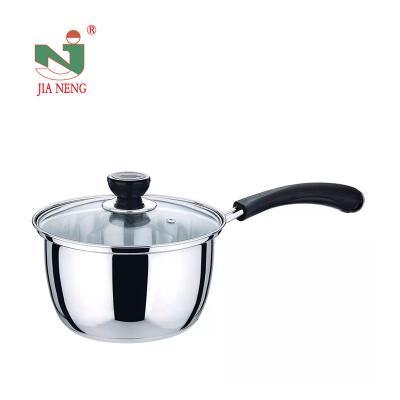 China Simple And Capped Stainless Steel Korean Bottom Boiling Pots / Kitchenware / Dishware for sale