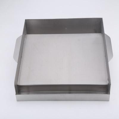 China Easily Cleaned Stainless Steel Griddle For Gas Barbecue Stove for sale