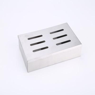 China Corrosion Resistance Grilling Accessories Barbecue Outdoor Wood Chips Stainless Steel Smoker Box For BBQ for sale