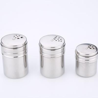 China 3pcs Viable Stainless Steel Shaker Seasoning Set, Condiment Set for sale