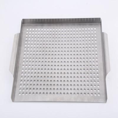 China Corrosion Resistance Camping Accessories Stainless Steel Grilling Grate Grilling Topper for sale